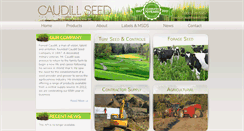 Desktop Screenshot of caudillseed.com